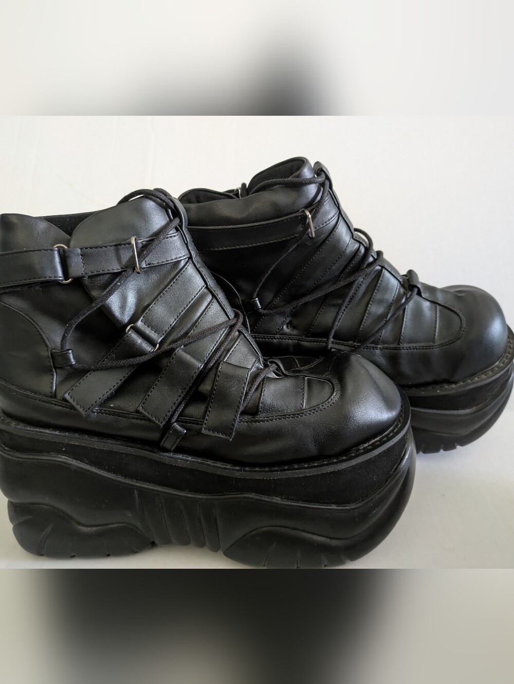 Demonia Black boots Size 10